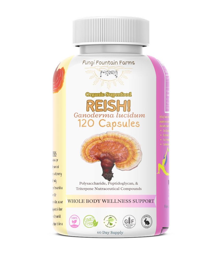 Reishi (Ganoderma lucidum) Mushroom Capsules